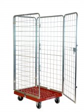Rullbur Rullcontainer Rolltainer är en flexibel rullcontainer med enkeldörr