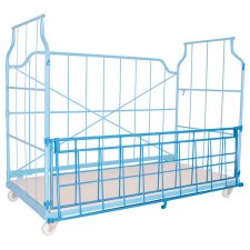 Dörr som går att fälla ner, här i nedfällt läge - passar för Corlette i plattjärn