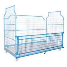 Dörr som går att fälla ner, här i nedfällt läge - passar för Corlette i plattjärn