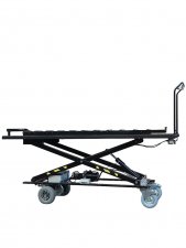 Elektrisk kistvagn, katafalkvagn med saxlyft