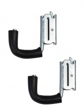 Stark gummerad redskapskrok J-krok för Combiskena, 180 kg, 2-pack