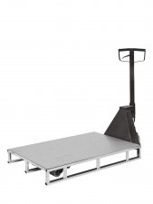Stålpall 1200 x 800 helplåt på palldragare