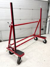 Skivvagn för glas, fönster och skivmaterial för inomhusbruk