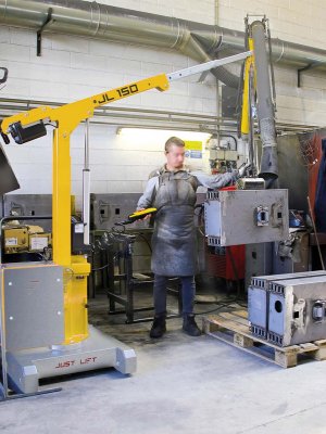 Just Lift, mobil kran, JL150, manuell, 150 kg, gul