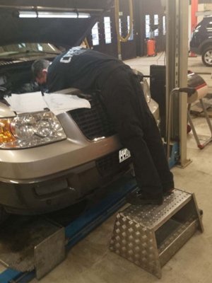 Step & Roll, fotpall med hjul och flytthandtag, 350 mm