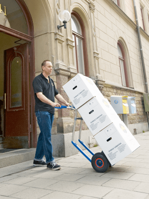 Närbild: Favoriten 1300 mm perfekt för flytt