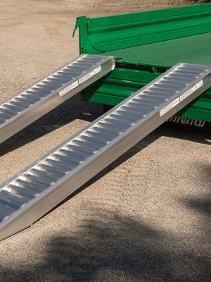 AVS 170 Ramper – lastramper i aluminium för hjul- och larvbandmaskiner, upp till 7870 kg per par