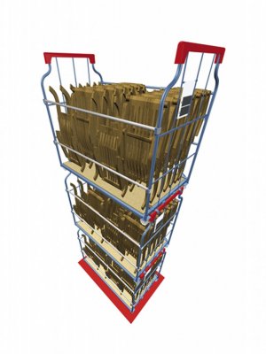 Corlette Möbel, max 600 kg, blå