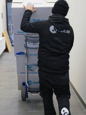 Favoriten 1300 mm används av en flyttfirma