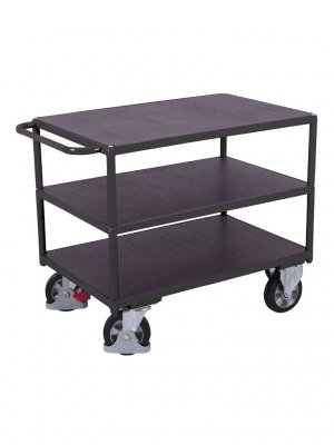 Bordsvagn Heavy Duty med 3 hyllor, klarar 1000 kg