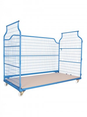 Corlette Universal med nät, stapelbara burar för lager och transport 2400 mm bred