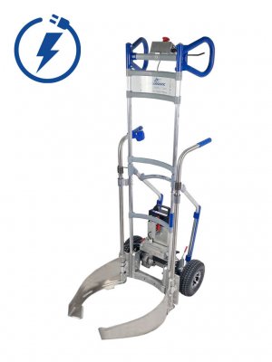 Däckpirra i aluminium med elmotor produktbild