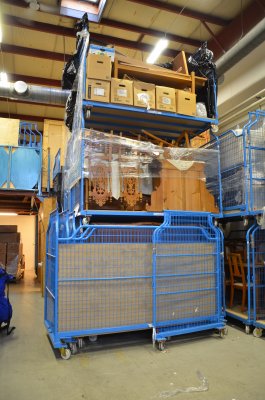 Corlette Universal med nät, max 800 kg, blå