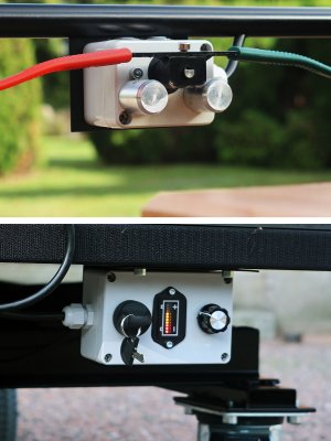 Elektrisk kistvagn, reglage