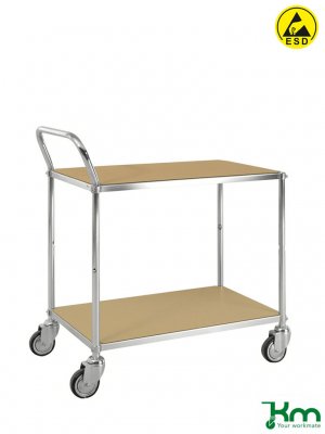 ESD bordsvagn 2 hyllplan