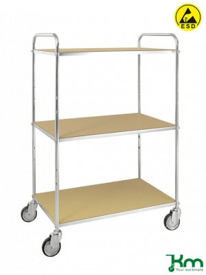 ESD hyllvagn 3 hyllplan