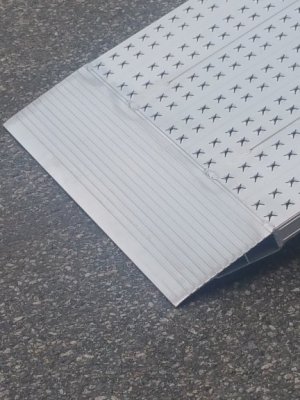 Flyttramp, 550 kg, 2310 x 800 mm, aluminium