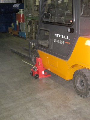 Hydraulisk domkraft 5 ton med inbyggd pump, GKS-Perfekt V5