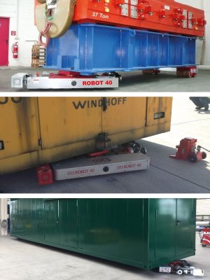 GKS Maskinskridsko eldriven Robot-40 kollage