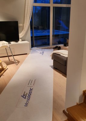 Skydda golvet när man flyttar