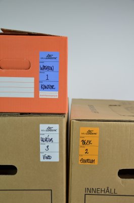 Flyttetiketter, 50 mm x 100 mm