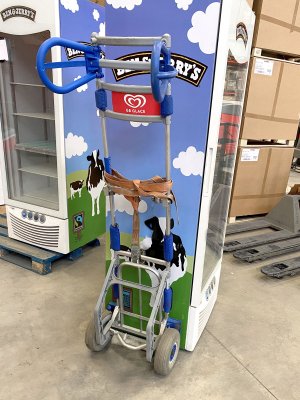 Aluminiumpirra för höggods V1 kör glassfrys