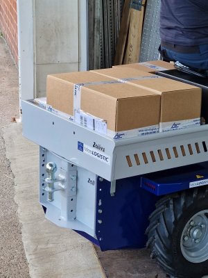 Zallys Jack Elektrisk scooter med dragkula och flak