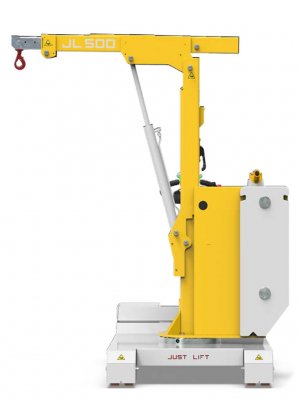 JustLift JL500, vriden kran upp