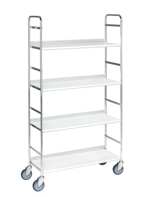 Pärmvagn 790 x 290 x 1500, 4 hyllplan