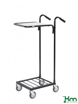 Minivagn 1 hyllplan, svart