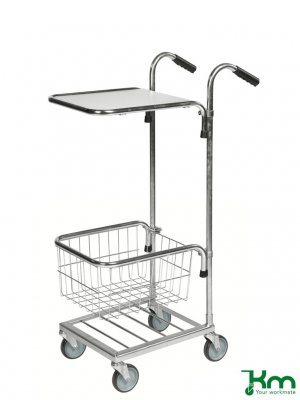 Minivagn 1 hyllplan, 1 korg