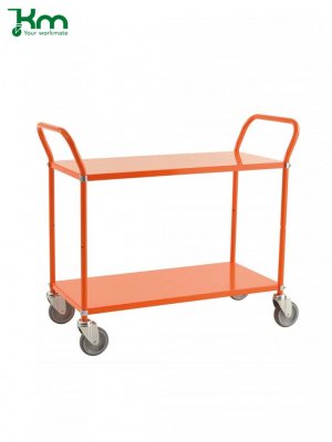 Bordsvagn, 2 hyllplan, 250 kg orange