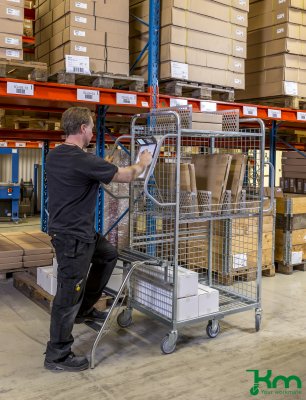 Plockvagn 300 kg - kort och hög modell