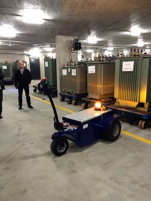 Zallys M10 elektrisk dragare används i industri