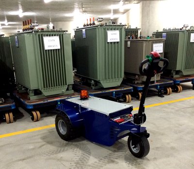 Zallys M10 elektrisk dragare används i industri
