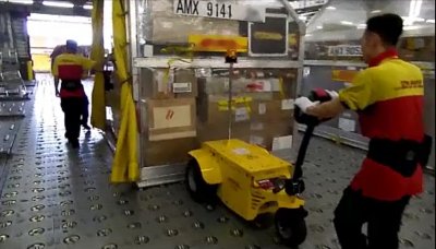 Zallys M10 elektrisk dragare används i industri