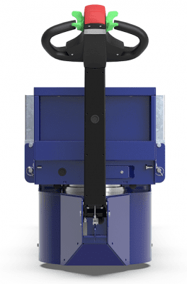 Elektrisk dragare Zallys M8 bakifrån