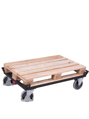 Pallvagn lastad med en EU-pall