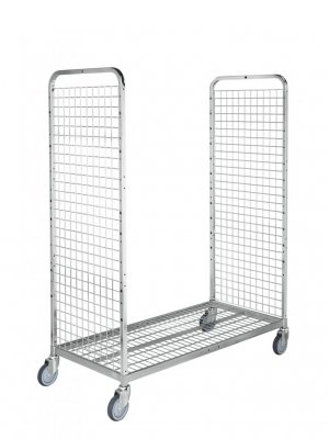 Plockvagn – lång hög – med modulsystem – elförzinkat stål – 300 kg