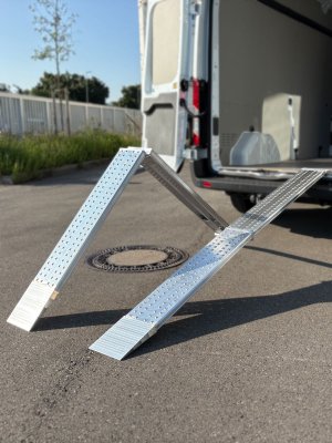 AOS-F vikbar transportramp, smala modeller