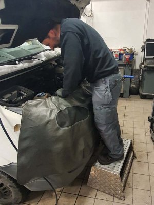 Step & Roll, fotpall med hjul och flytthandtag, 350 mm