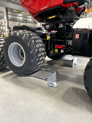 Uppkörningsramper / kilar, aluminium