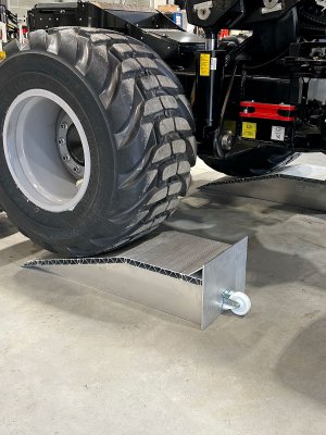 Uppkörningsramper / kilar, aluminium