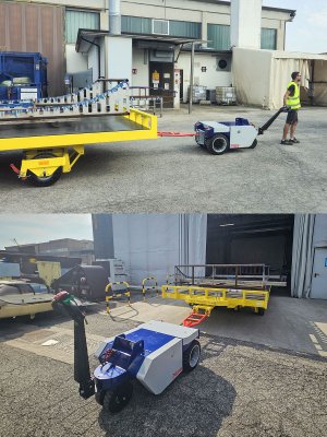 Zallys M20 elektrisk dragare drar tungt