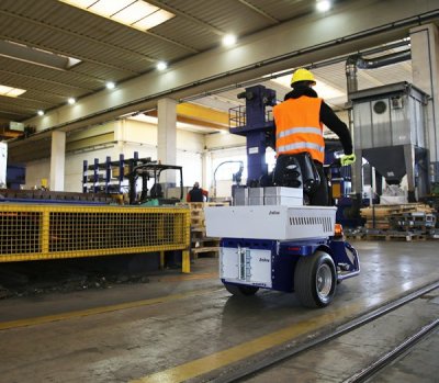 Zallys Jack Elektrisk scooter används inom industri