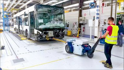 Zallys M10 elektrisk dragare används i industri