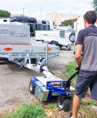 Zallys M6.5 elektrisk dragare med lyftsystem drar tungt