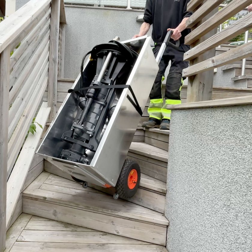 Elektrisk trappklättrare för LTA-pumpar